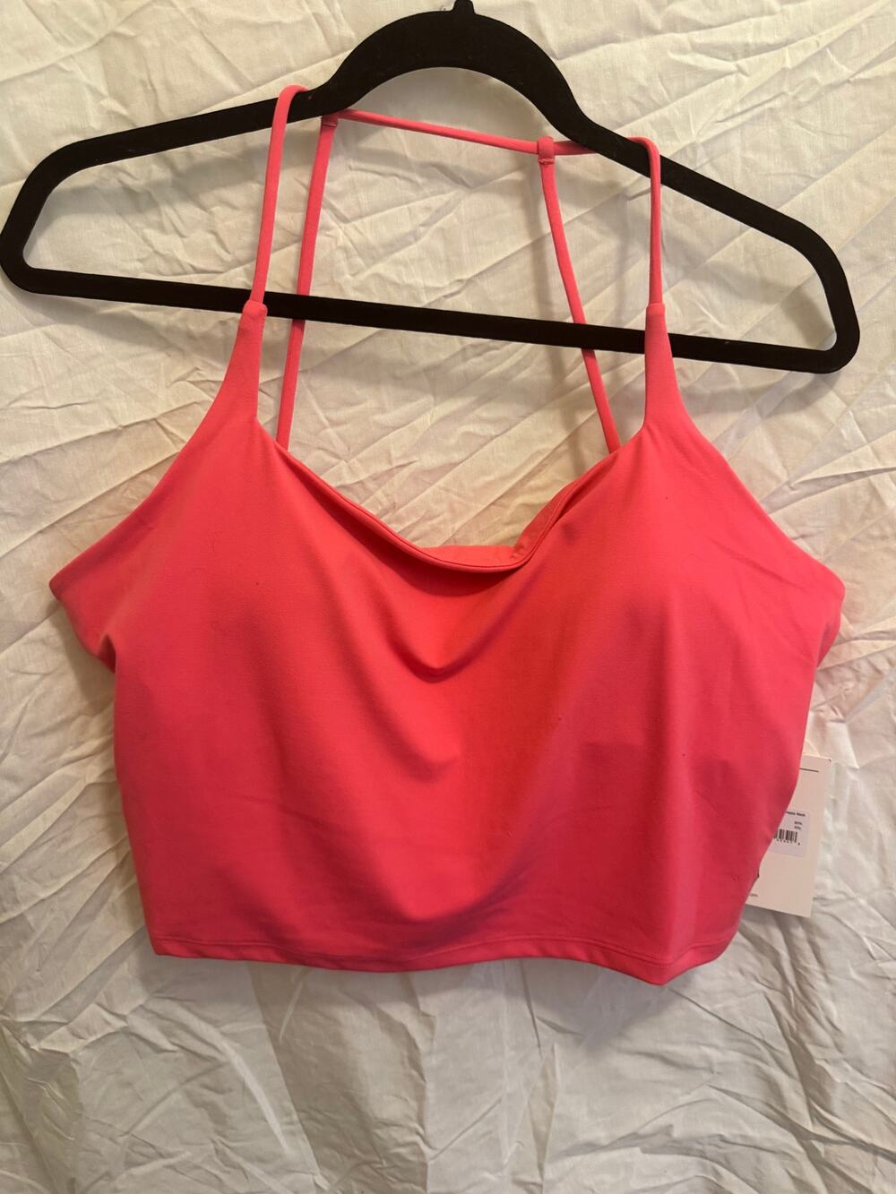 NWT Vuori AllTheFeels Strappy Back Tank Sunset Pink XXL